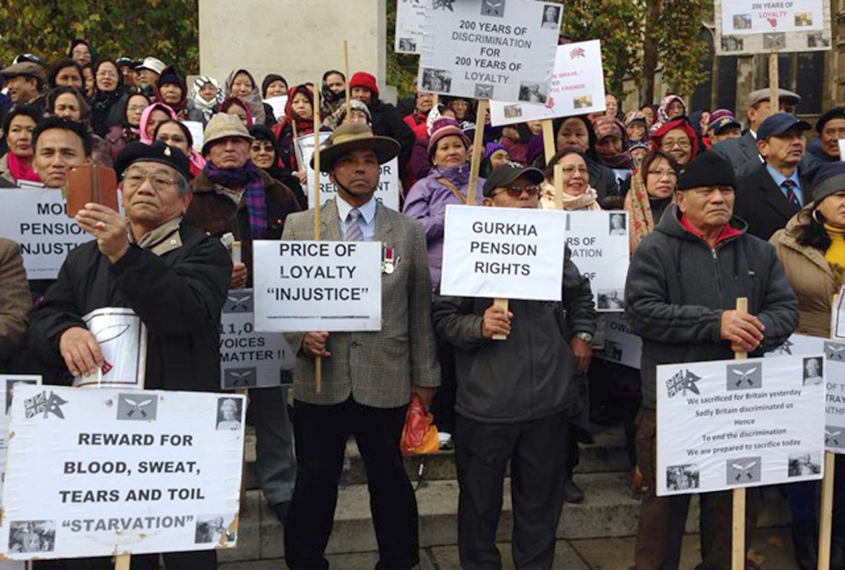Ex-Gurkhas launch relay hunger strike